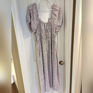 Who What Wear Puff Sleeve Dress